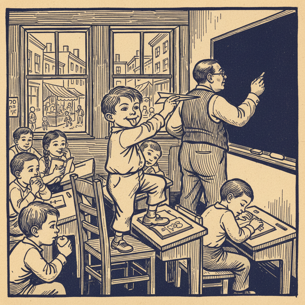 Illustration for the Yiddish word shtifer